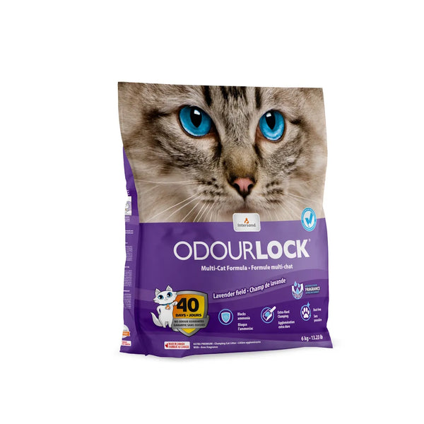 Litière Odourlock agglomérante lavande