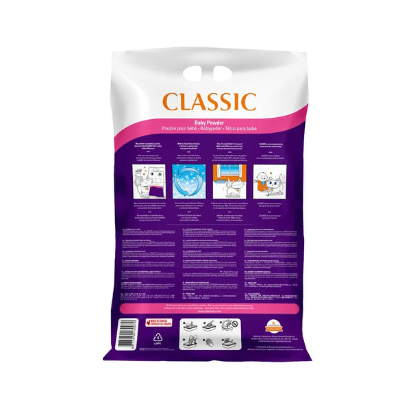 Litière classic agglomérante poudre de bébé 14 kg