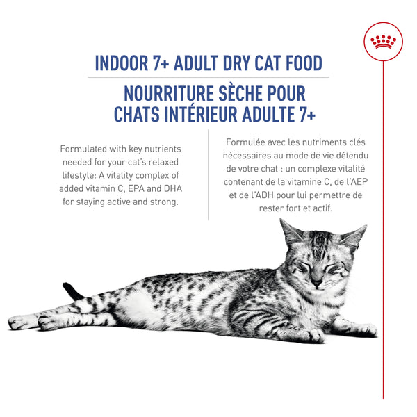 ADULTE INTÉRIEUR 7+ – nourriture sèche pour chats