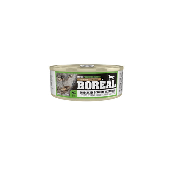 Conserve pour chat, poulet cobb & canard canadien 80 g