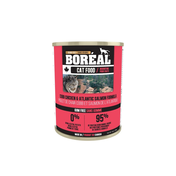 Conserve pour chat, poulet cobb & saumon de l'atlantique