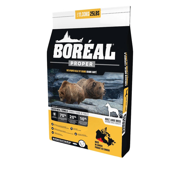 Nourriture pour chien de grande race Proper, grains santé, poulet 11,33 kg