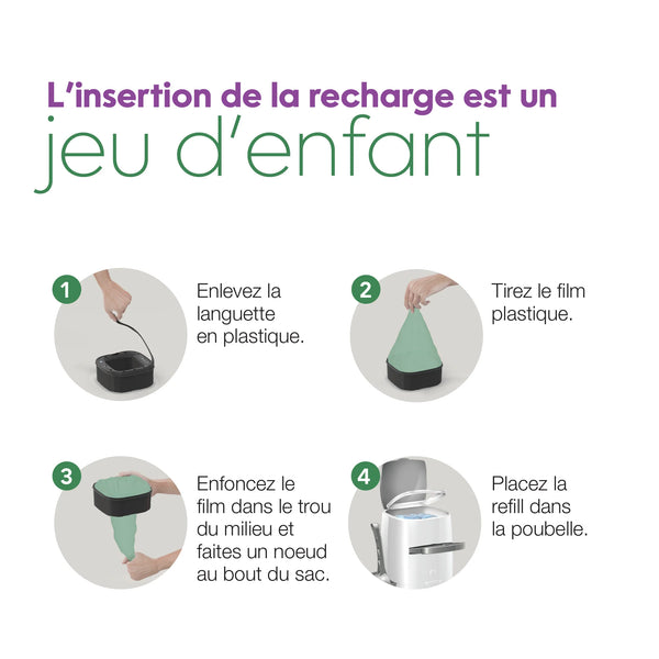 Recharge jumbo Eco pour poubelle Litter Genie Design