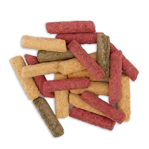 Gâteries pour petits animaux, bâtonnets, arôme de légumes, 60 g (2,1 oz)