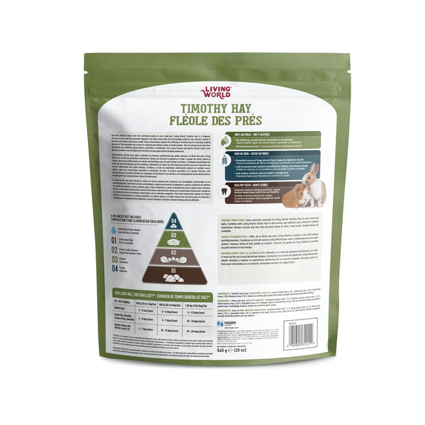 Foin pour petits animaux Fléole des prés, 560 g (20 oz)