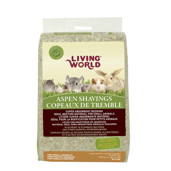 Litière de copeaux de tremble pour petits animaux
