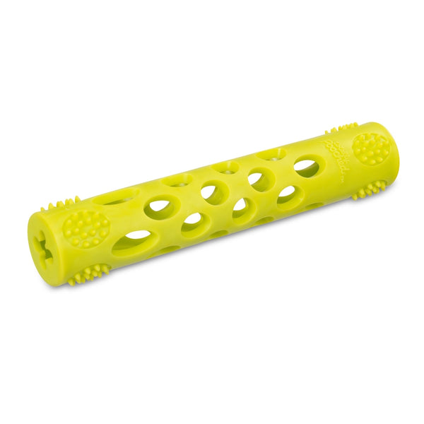Jouet "Totally Pooched, huff'n puff throw stick" jouet en caoutchouc pour chien bâton 10"