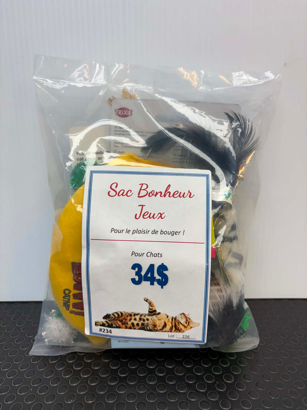 Sac bonheur - Jeux pour chats