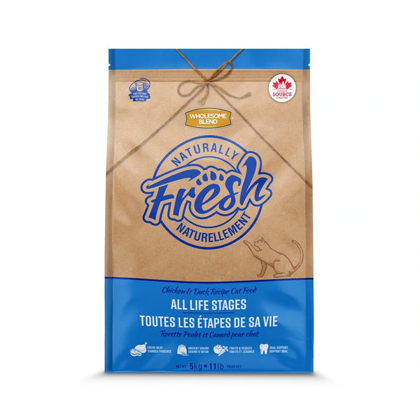 Nourriture pour chat, poulet/canard