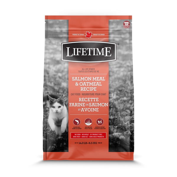 Nourriture pour chat, saumon/avoine
