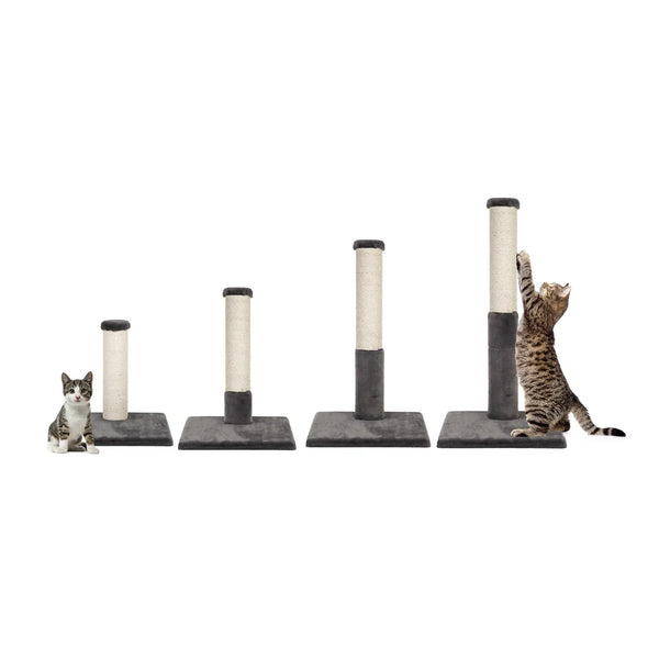 Griffoir pour chat Evolution 4 en 1 en corde de fique brun naturel