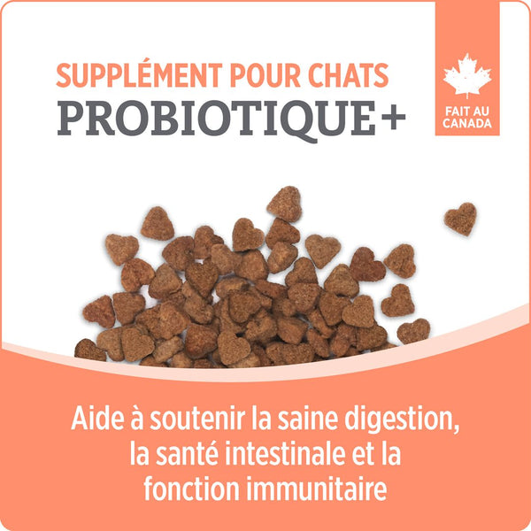 Suppléments Nutrience Care pour chats, Probiotique+, 180 g