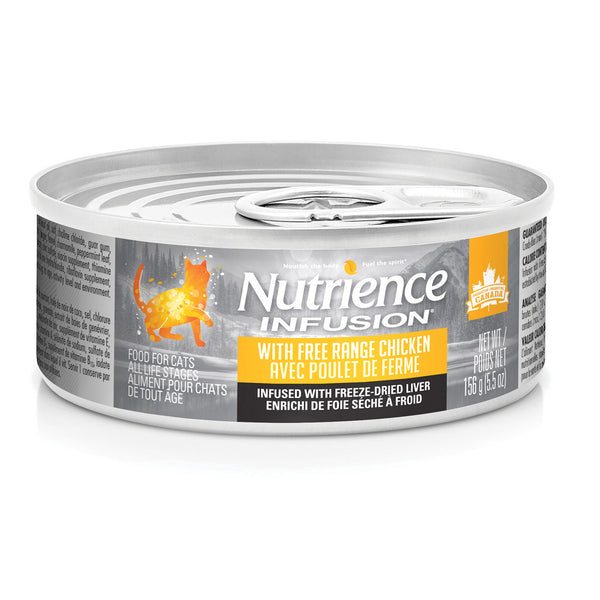 Pâté Nutrience Infusion pour chats, Poulet de ferme, 156 g