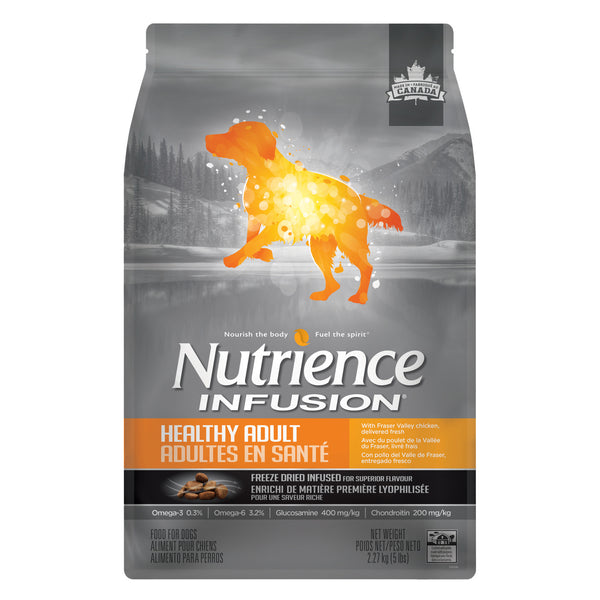 Nourriture Nutrience Infusion, Chiens adultes en santé, Poulet