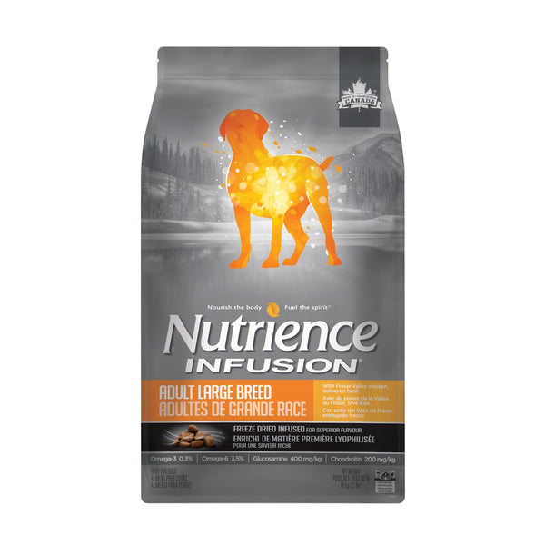 Nourriture Nutrience Infusion, Chiens adultes de grande race, Poulet, 10 kg