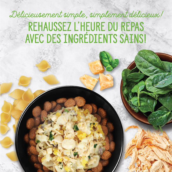 Garnitures Nutrience Style maison pour chiens, Poulet florentine, 152 g