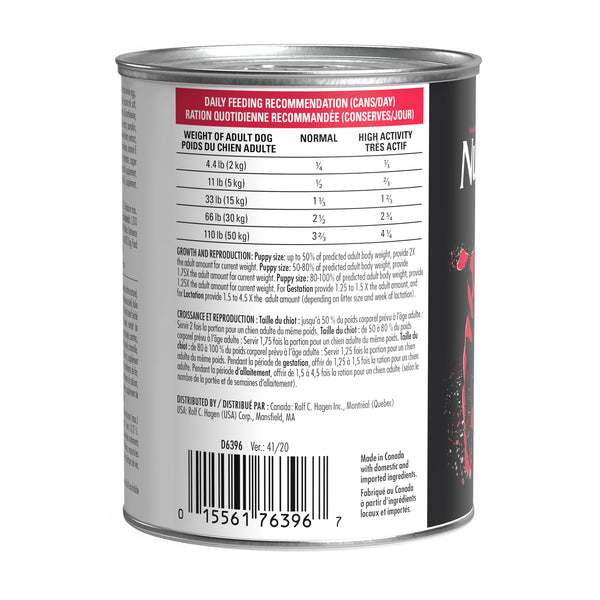 Pâté Nutrience SubZero pour chiens, Gibier des Prairies, 369 g
