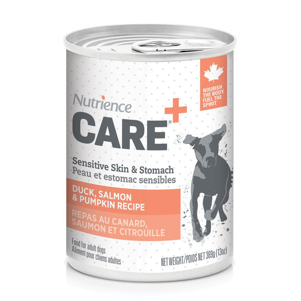 Pâté Nutrience Care, Peau et estomac sensibles pour chiens, 369 g