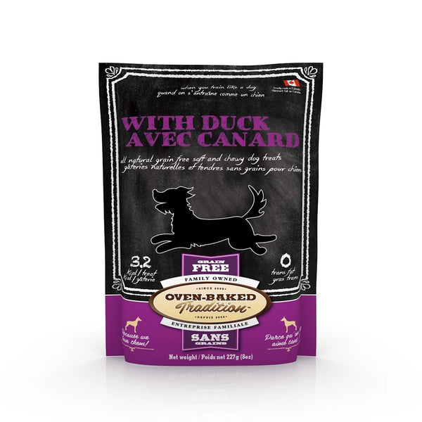 Gâteries pour chien, sans grains, tendres au canard 227 g - Animatout