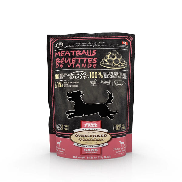 Gâteries pour chien, mini boulettes de viande croquantes 170 g - Animatout