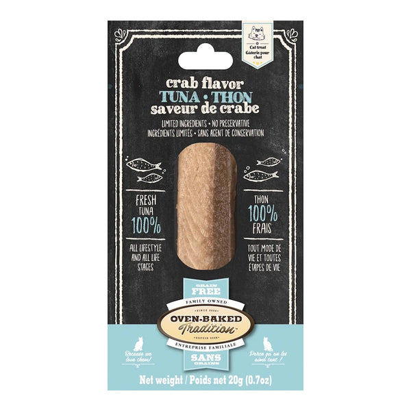 Gâteries pour chat, filet de thon saveur de crabe - 20 g - Animatout