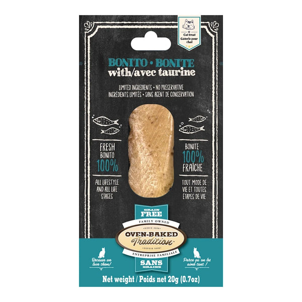 Gâteries pour chat, filet de bonite et taurine - 20 g - Animatout