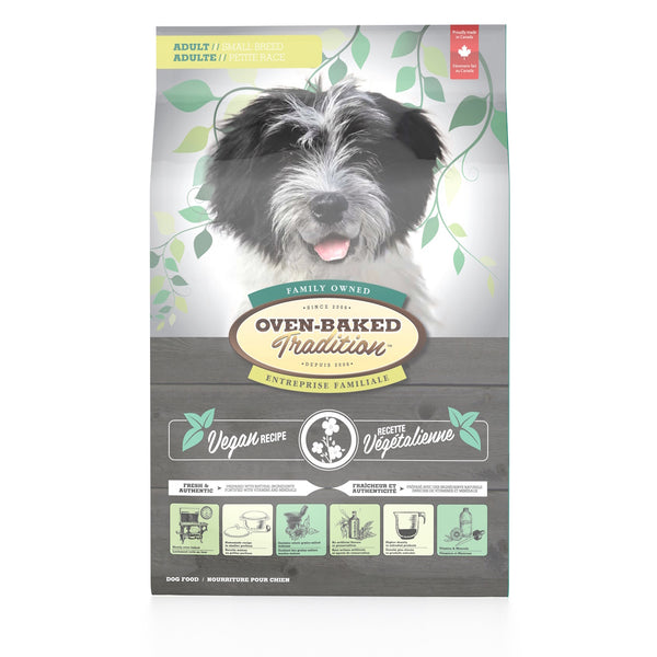 Nourriture sèche végétalienne pour chien adulte de petite race