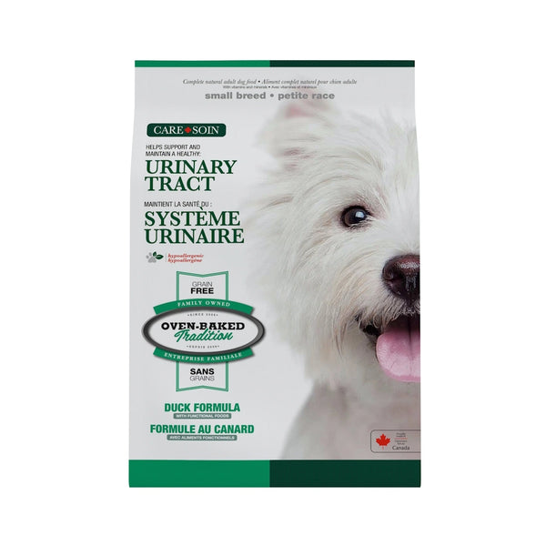 Nourriture sèche système urinaire sans grains pour chien adulte de petite race - canard 4 lb
