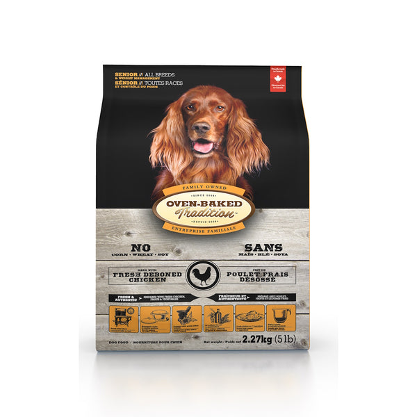 Nourriture sèche sénior / contrôle du poids pour chien - poulet