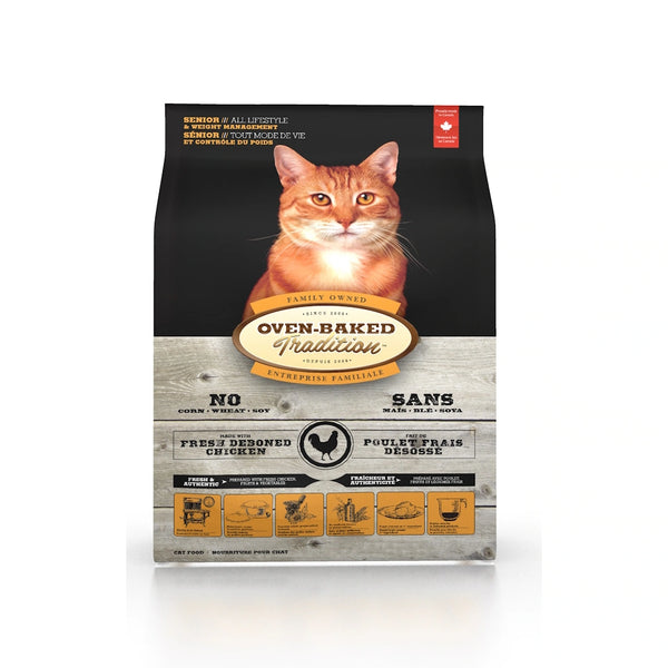 Nourriture sèche pour chat sénior / contrôle du poids - poulet