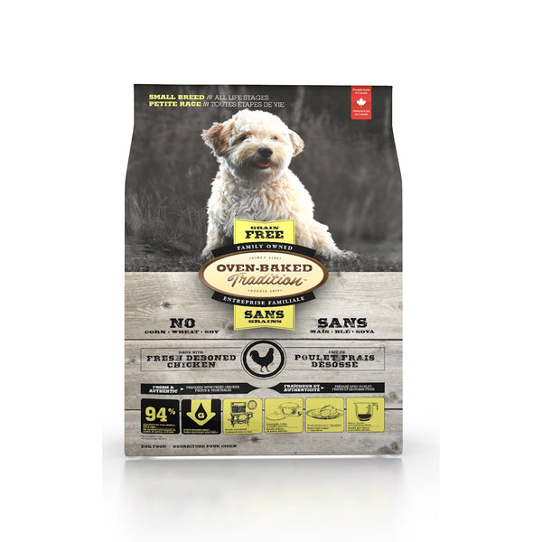 Nourriture sèche sans grains pour chien de petite race tout stade de vie - poulet
