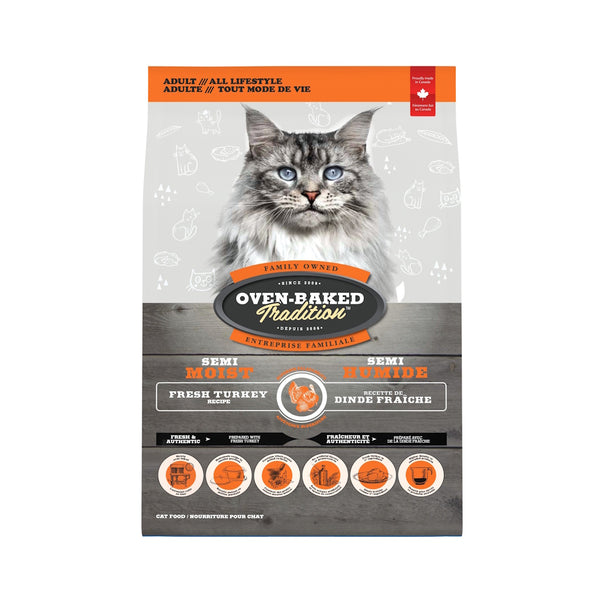 Nourriture semi-humide pour chat adulte - dinde