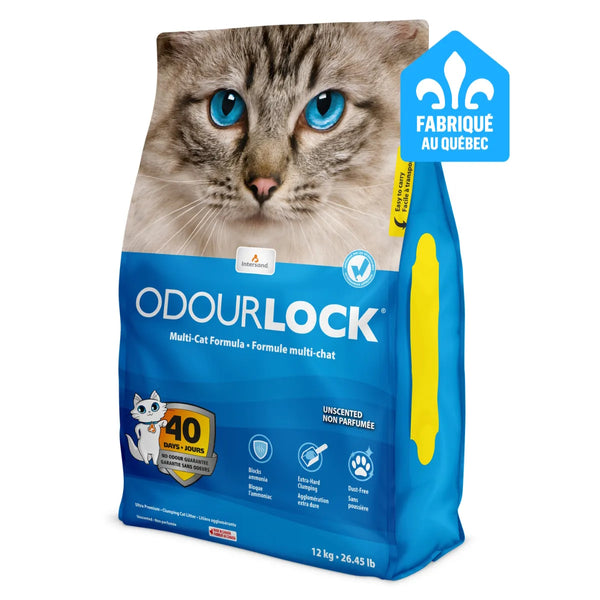 Litière Odourlock agglomérante non parfumée