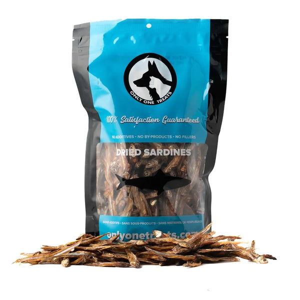 Gâteries pour chiens et chats sardines séchées