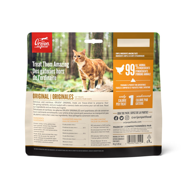 Gâteries lyophilisées pour chat Originale 35 g