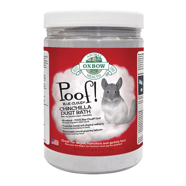 Poof! bain de poudre pour chinchilla 2.5 lb