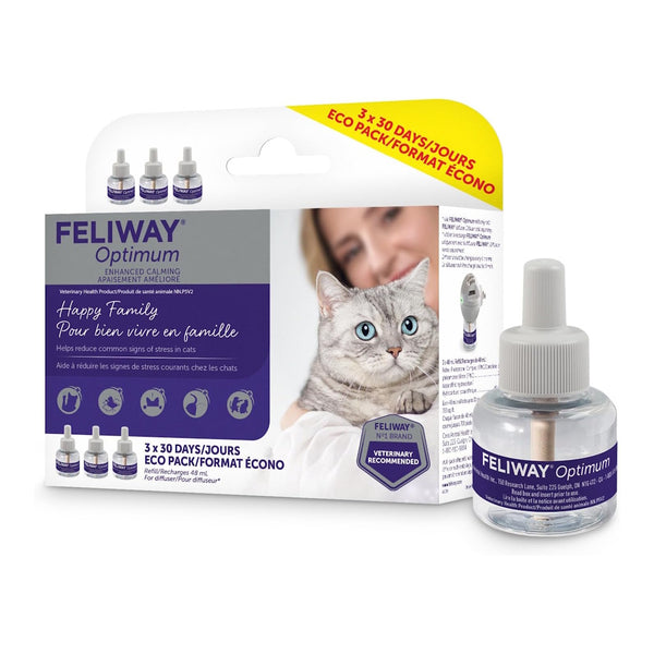 Feliway Optimum recharge 30 jours pour diffuseur 48 ml