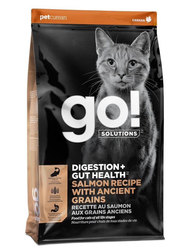 Nourriture sèche pour chat digestion + santé intestinale aux grains anciens au saumon