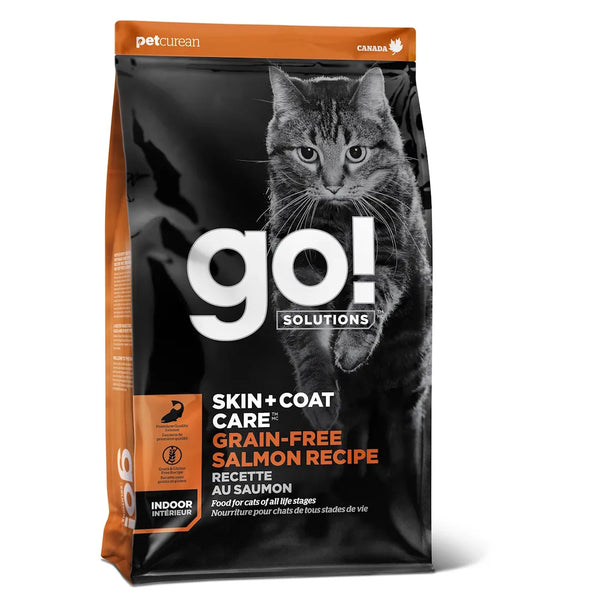 Nourriture sèche pour chat formule "Skin & Coat" sans grains saumon