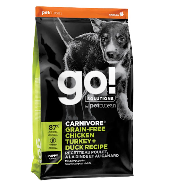 NOURRITURE SÈCHE POUR CHIEN FORMULE "CARNIVORE" SANS GRAINS POULET, DINDE & CANARD