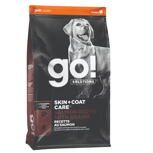 Nourriture sèche pour chiot de grande race formule "Skin & Coat" au saumon