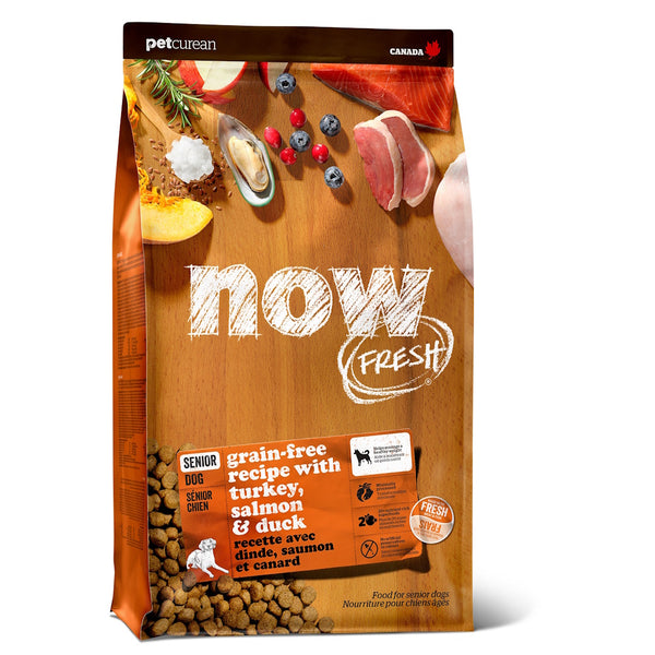 Nourriture sèche pour chien senior sans grains dinde/saumon/canard - Animatout