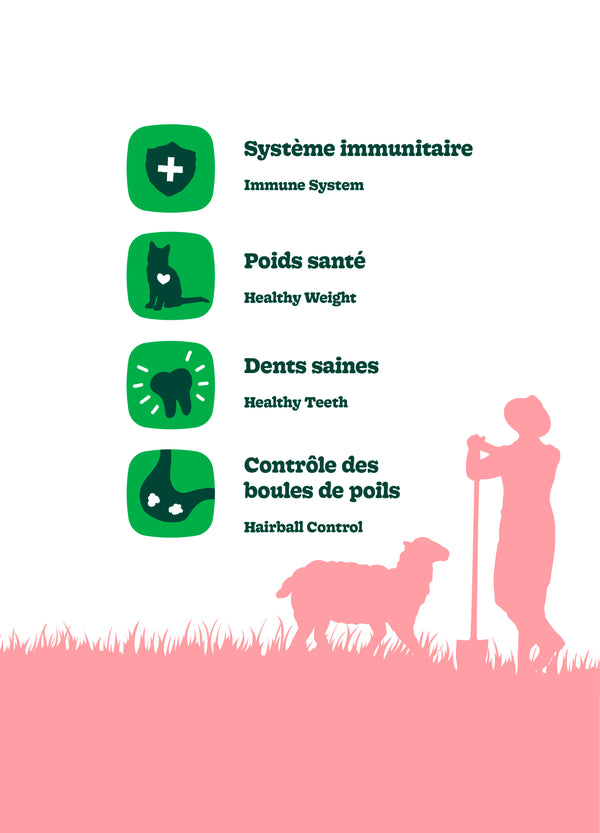 Nourriture pour chat adulte formule Original - poulet avec agneau - Animatout