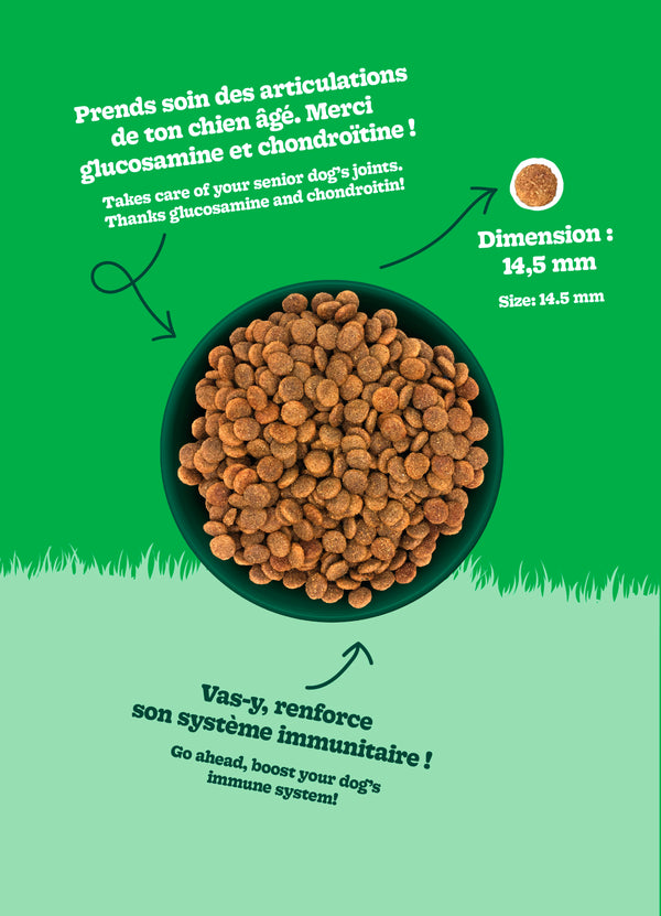 Nourriture pour chien sénior, formule Original, toutes races - poulet avec avoine
