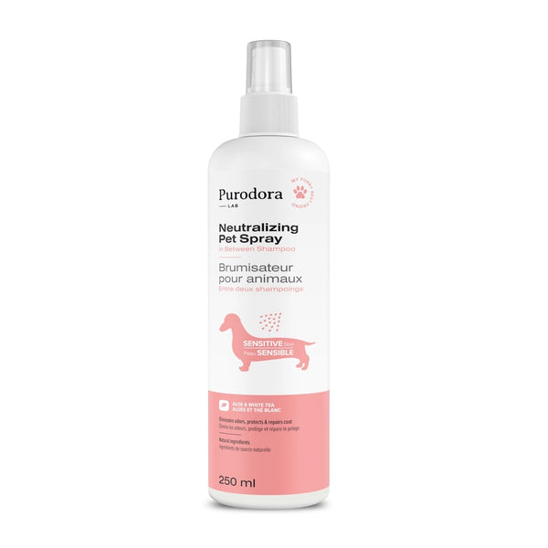 Brumisateur neutralisant d'odeurs pour animaux à la peau sensible 237ml