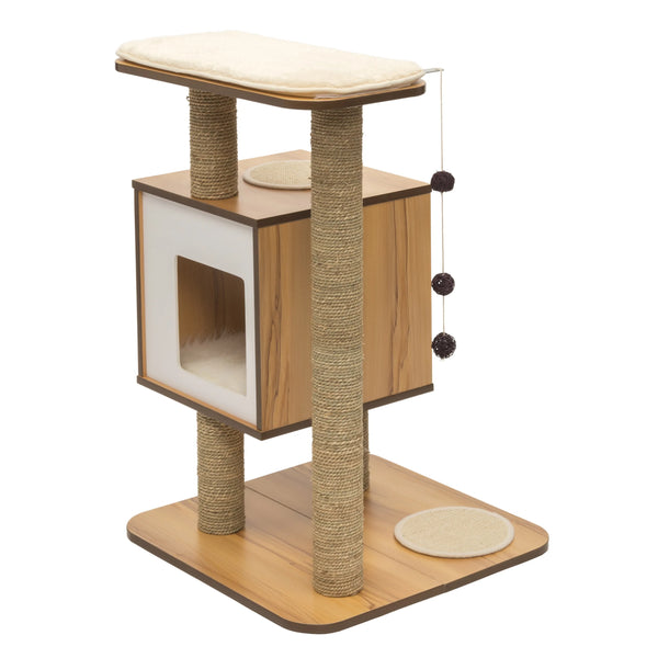 Arbre à chat - Meuble Catit Vesper Base, noyer