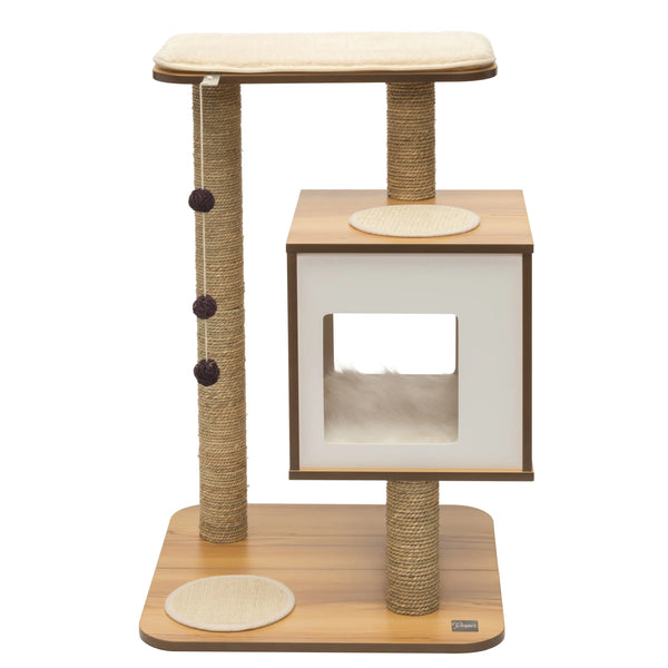 Arbre à chat - Meuble Catit Vesper Base, noyer