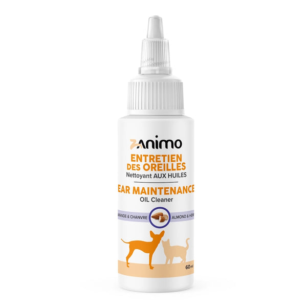 Entretien des oreilles à base d'huile 60 ml
