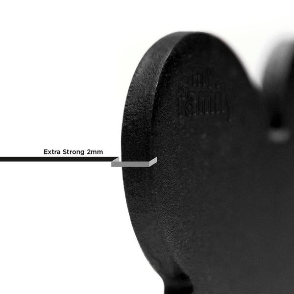 Médaille Basic Cercle Noir en Aluminium