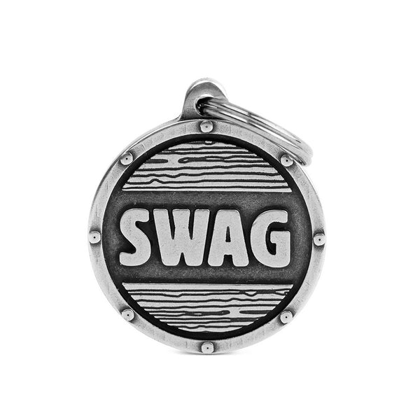 Médaille Bronx Cercle Grand "Swag" Futuriste
